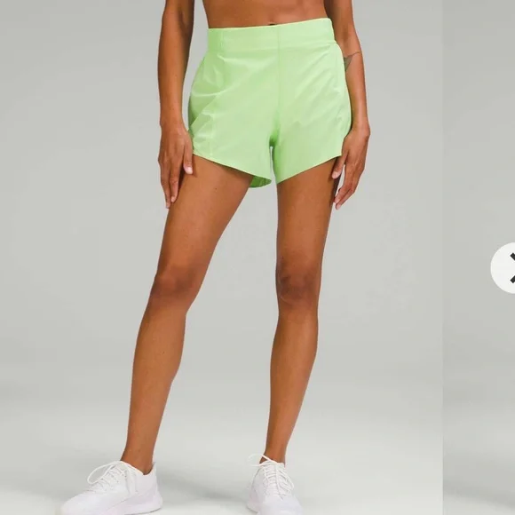 Lululemon Hotty Hot High-Rise Short 4" *Special Edition Scream Green Light - Picture 1 of 8